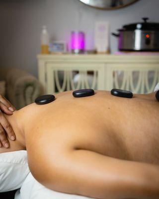 Hot stone massage