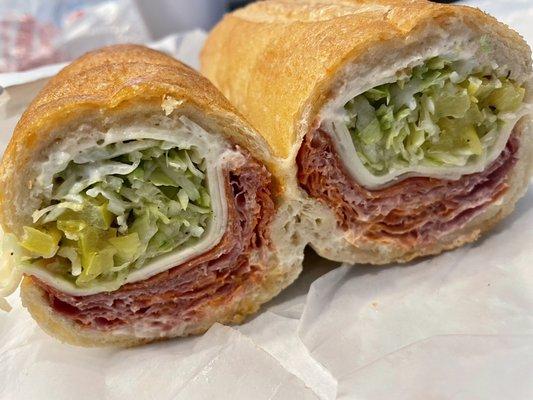 Italian sub (no onion or tomato)