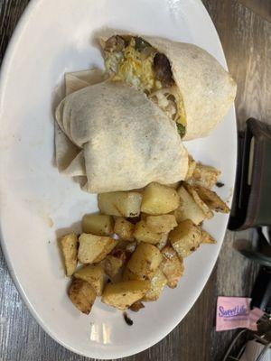 Breakfast wrap - served all day