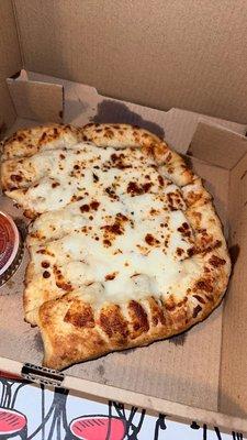 Cheesy bread.