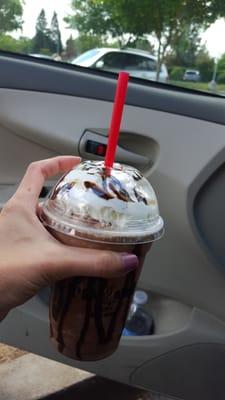 Triple Chocolate Mocha blended