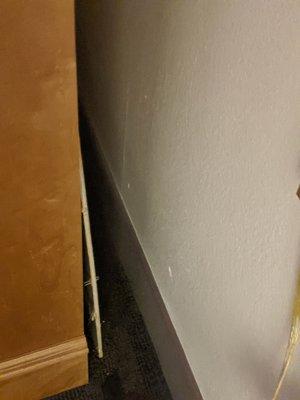 Back of dresser/tv stand coming off.