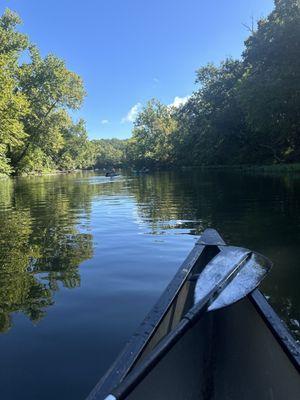 Kayaking  on the river