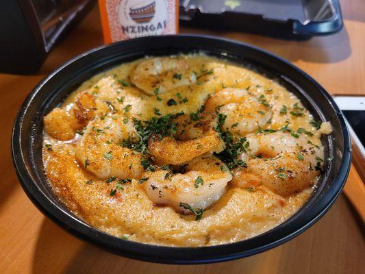 Cajun shrimp and grits