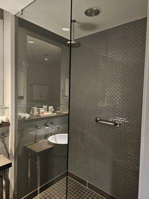 Lovely tiled shower!