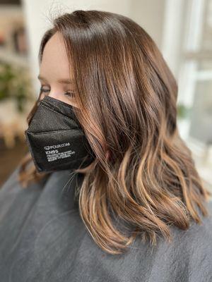 Beautiful color balayage