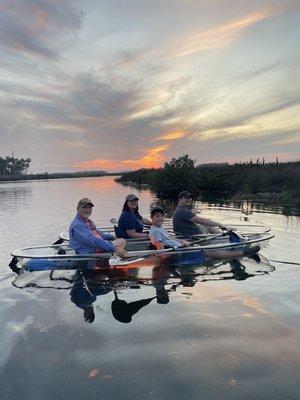 Sunset family pic