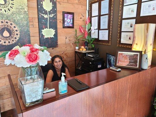 Front desk