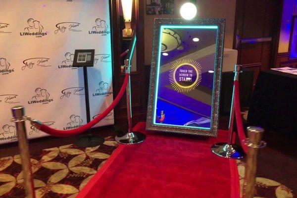 Magic Mirror Photo Booth for Rent at Fiesta Moments Photo Booths