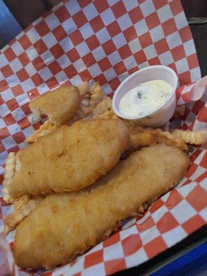 Fried catfish & fries