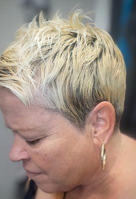 Female Haircut - Pixie