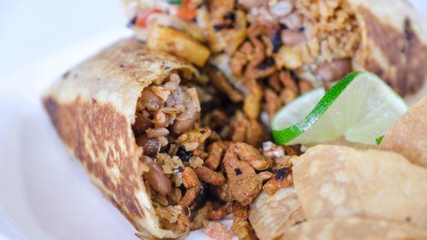 Al pastor burrito