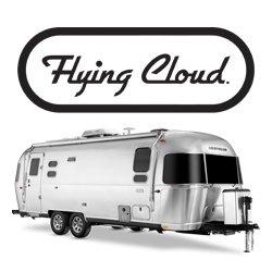 Airstream Flying Cloud travel trailers at Airstream of South Florida on I-75 exit 141 in Fort Myers, Florida.