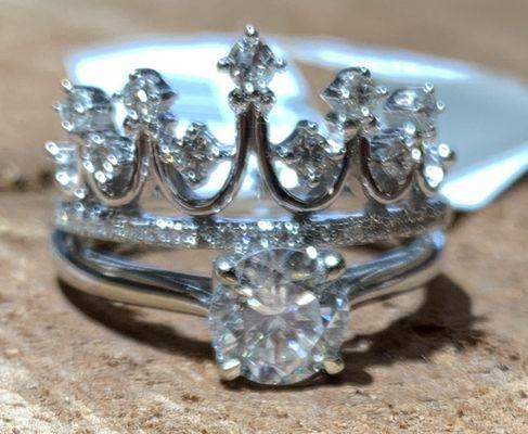 Crown rings go with everything,  dosnt every queen need a crown?