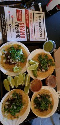 Carne asada tacos