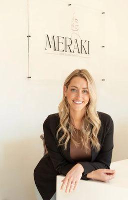 Shannon is our Office Manager, aka our go-to-girl for anything and everything here at Meraki Aesthetics and Company.