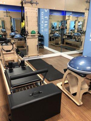 A single Pilates station