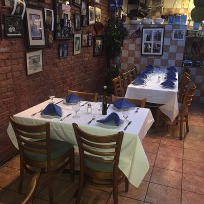 The room where everyone want to seat , to see chef Andrea cooking your meal!