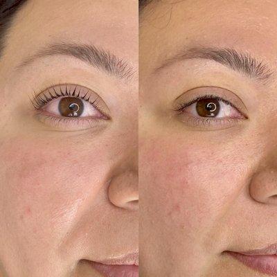 Lash lift and tint for that perfect curl.