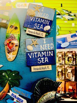 "I need Vitamin Sea" OuiOui.