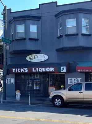 ~ Outside Picture Of Yicks Liquor ~