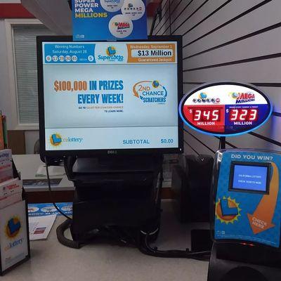 GUESS WHAT EVERYONE... WE HAVE LOTTO!! We have a variety scratchers available, including powerball, mega millions, and much more!