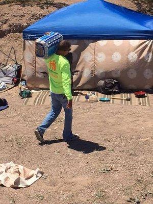 HELP's Crisis Teams department performs outreach in homeless encampments, tunnels and parks.