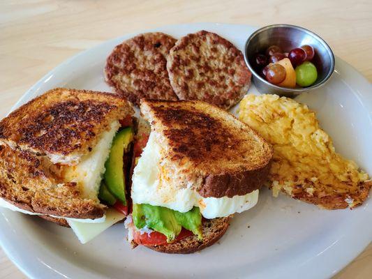 Wheatwich with hashbrown casserole