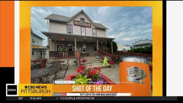 Mars New Year celebration with NASA KDKA "shot of the day".