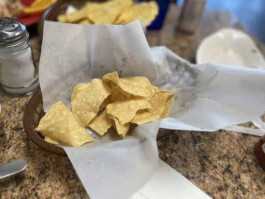 Small chips serving