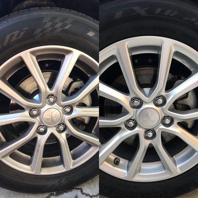 Got some light brake dust off these rims checkout @pulidodetail on Instagram for more