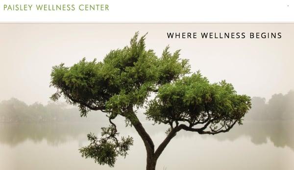 Dr. Paisley has changed the name of the business to Paisley Wellness center. I love the new logo.