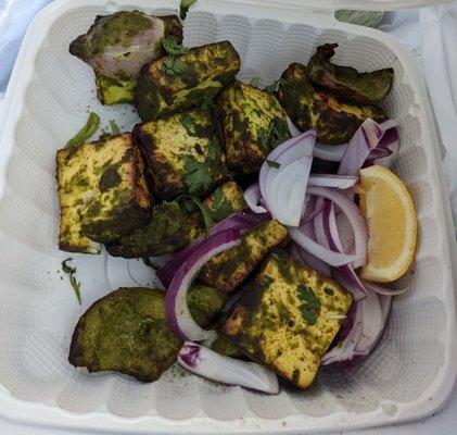 Paneer Haryali Kebab