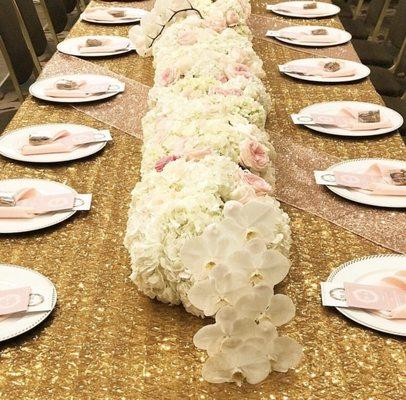 Bridal party Table