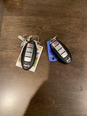 Brand new extra key fob