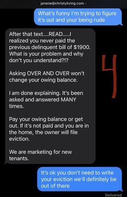 I will respectively pay my half of the water bill, but nonetheless everything else after that is not my responsibility.