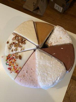 Sampler cake