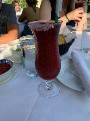 Blackberry frozen margarita