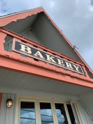 Bakery outdoor and indoor seating