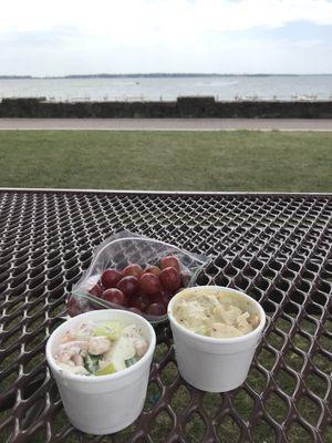 A picnic by the lake!