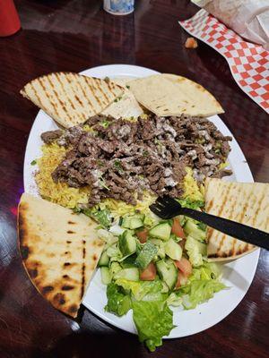 shawarma plate