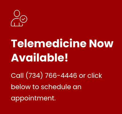 Telemedicine Appointments Available