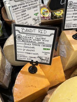 bandit red cheese