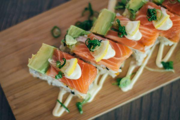 Pressed Salmon Sushi