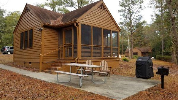 Back corner view of Cabin 3