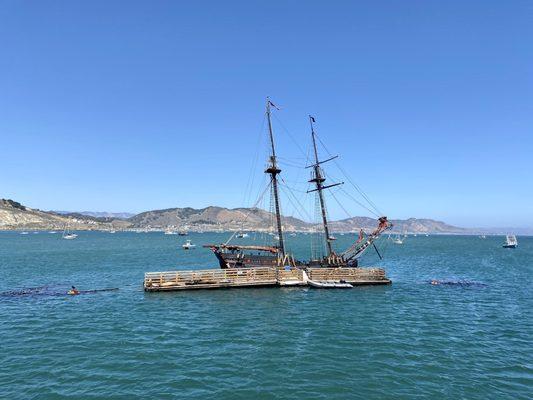 View from the pier