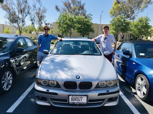 Ryan came all the way from Rhode Island to pick up his BMW 540i M Sport