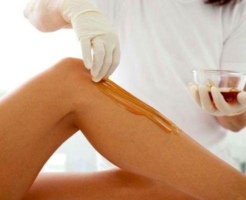 Sugaring hair removal is the most efficient way of achieving smooth skin lasting up to 2 weeks before hair regrowth.