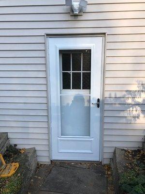 New Storm Door - Madison