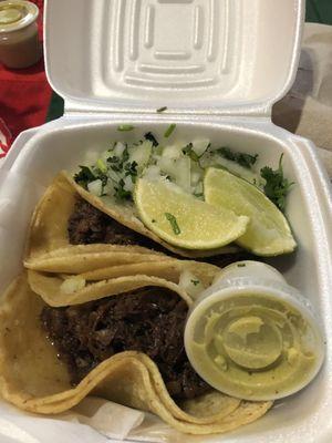 2 Barbacoa Taco